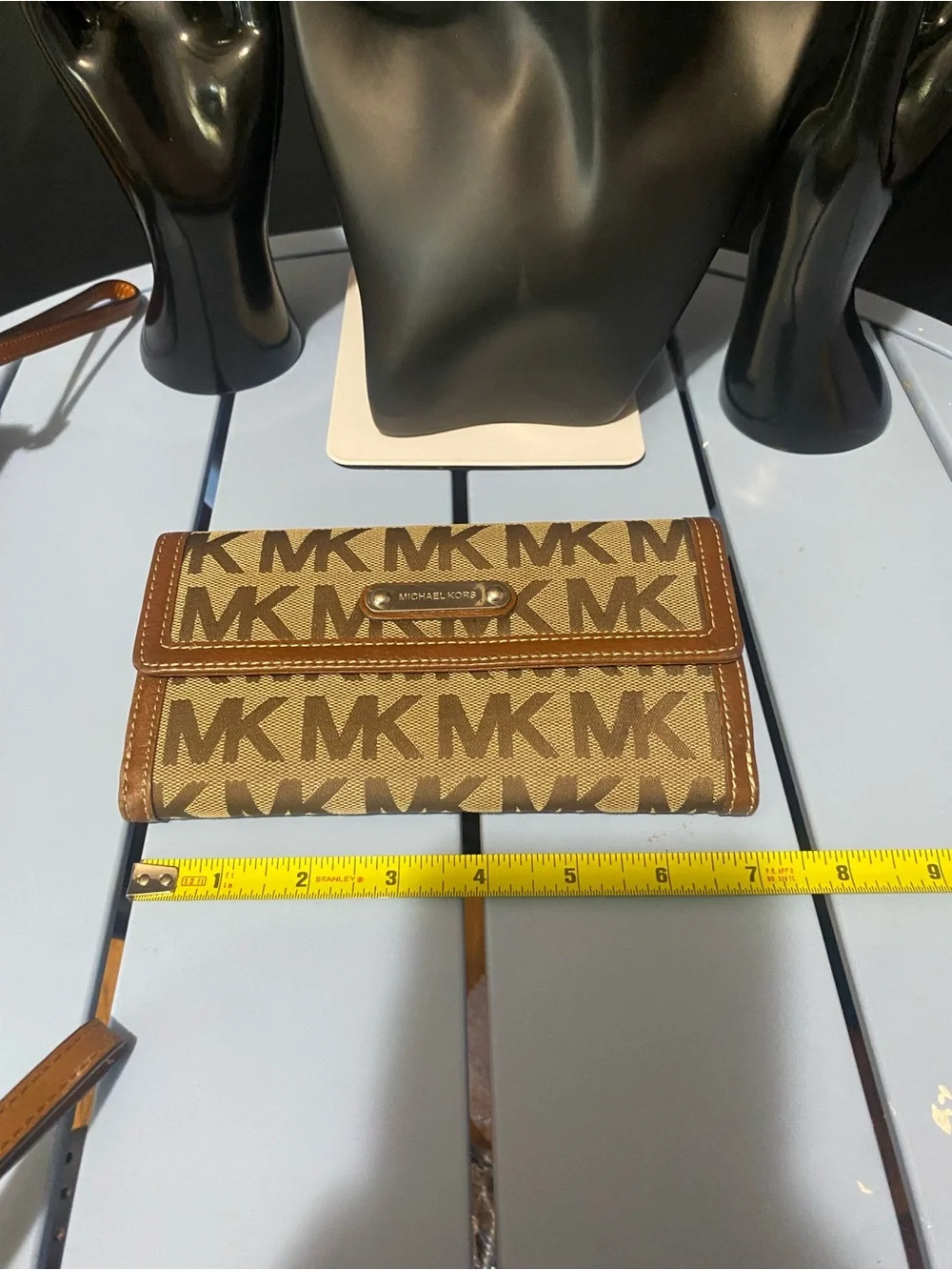Michael Kors Brown Signature MK Continental Wallet